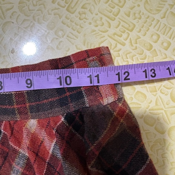 Vintage Alfred Paquette Red and Black Asymmetrical A-Line Midi Skirt - Picture 7 of 7